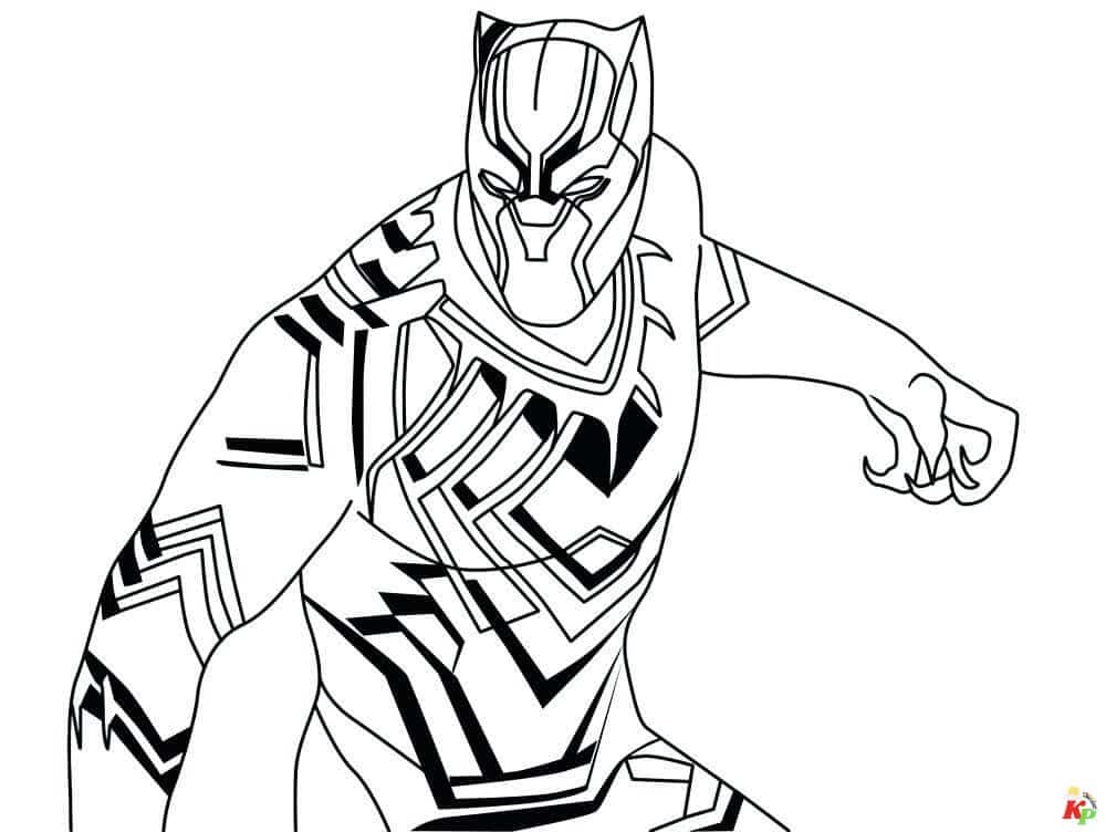 Marvel Black Panther Coloring Pages