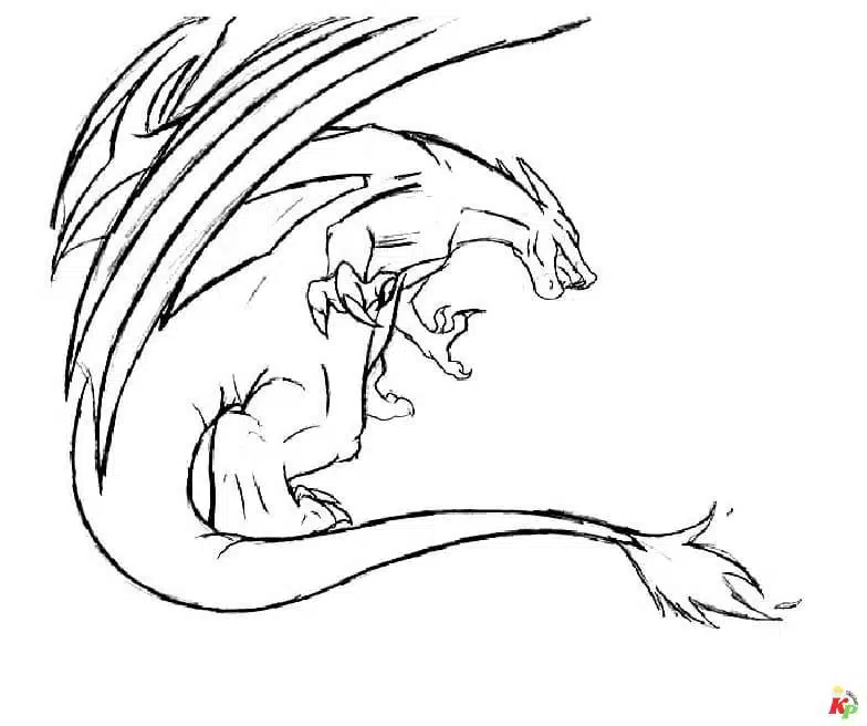 Charizard kleurplaten (111)