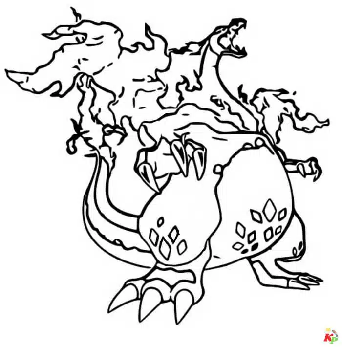 Charizard kleurplaten (113)