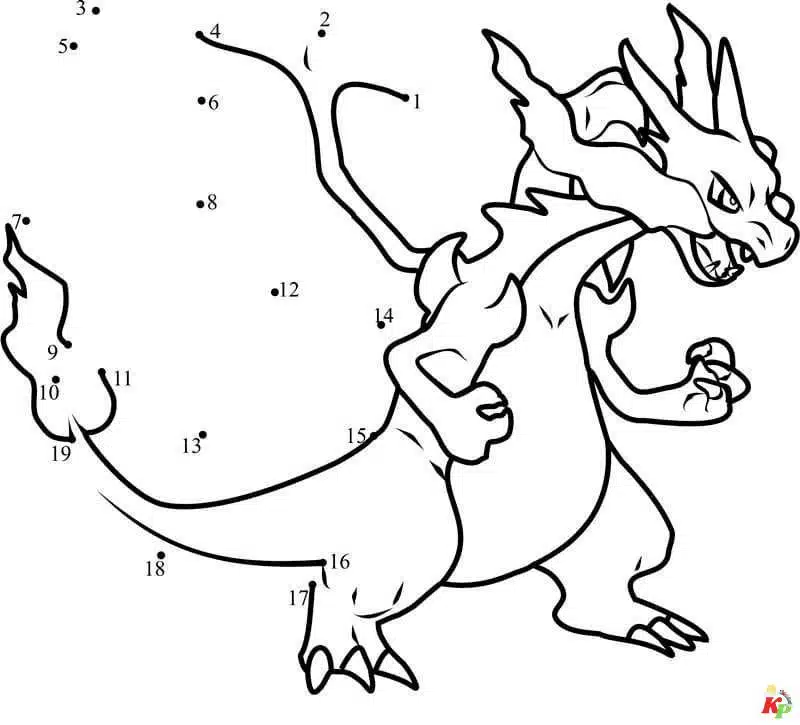Charizard kleurplaten (118)