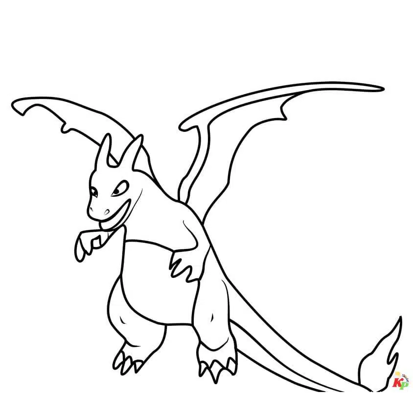 Charizard kleurplaten (67)