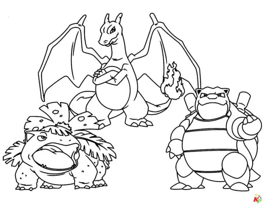 Charizard kleurplaten (69)