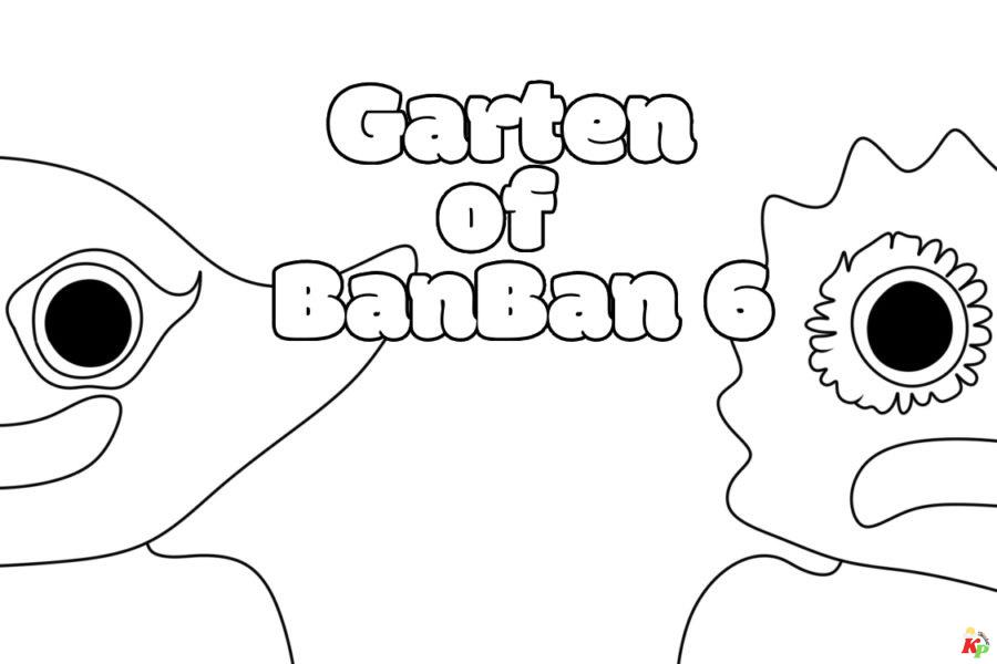 Garten of BanBan 6 Kleurplaten (1)