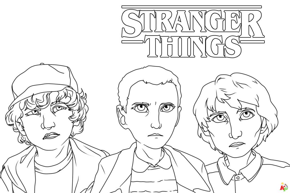 Stranger Things kleurplaten (23)