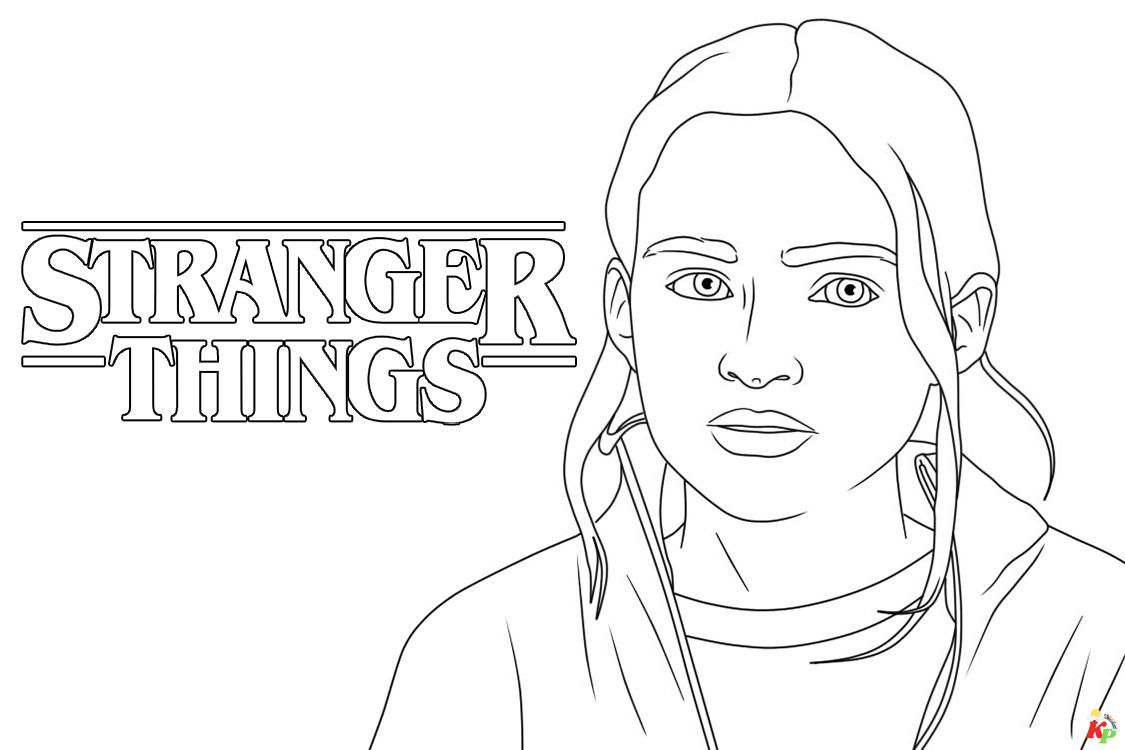 Stranger Things kleurplaten (6)