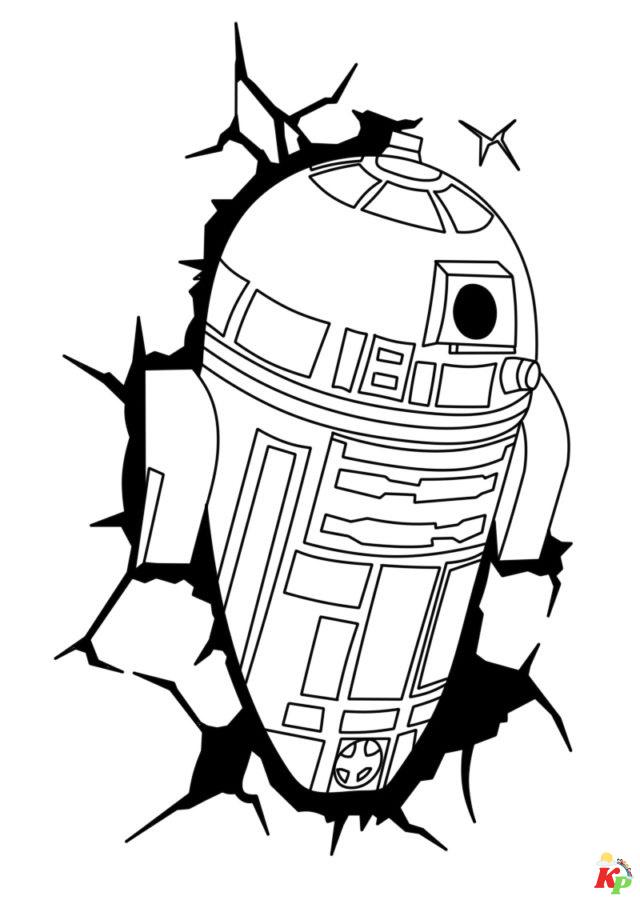 R2-D2 Kleurplaten (10)