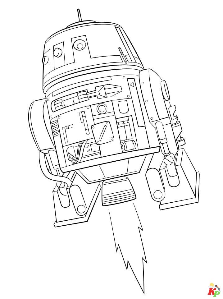 R2-D2 Kleurplaten (14)