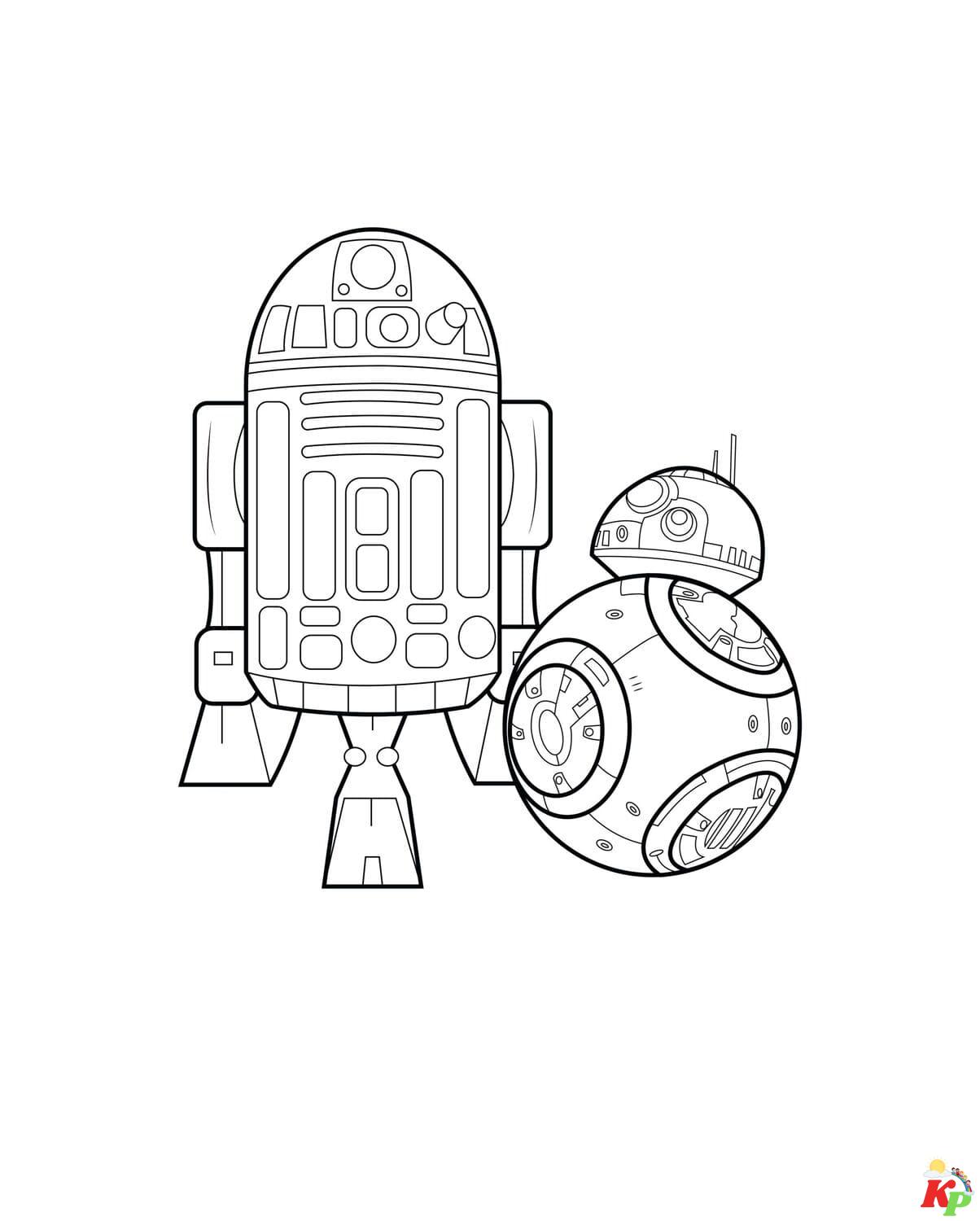 R2-D2 Kleurplaten (2)
