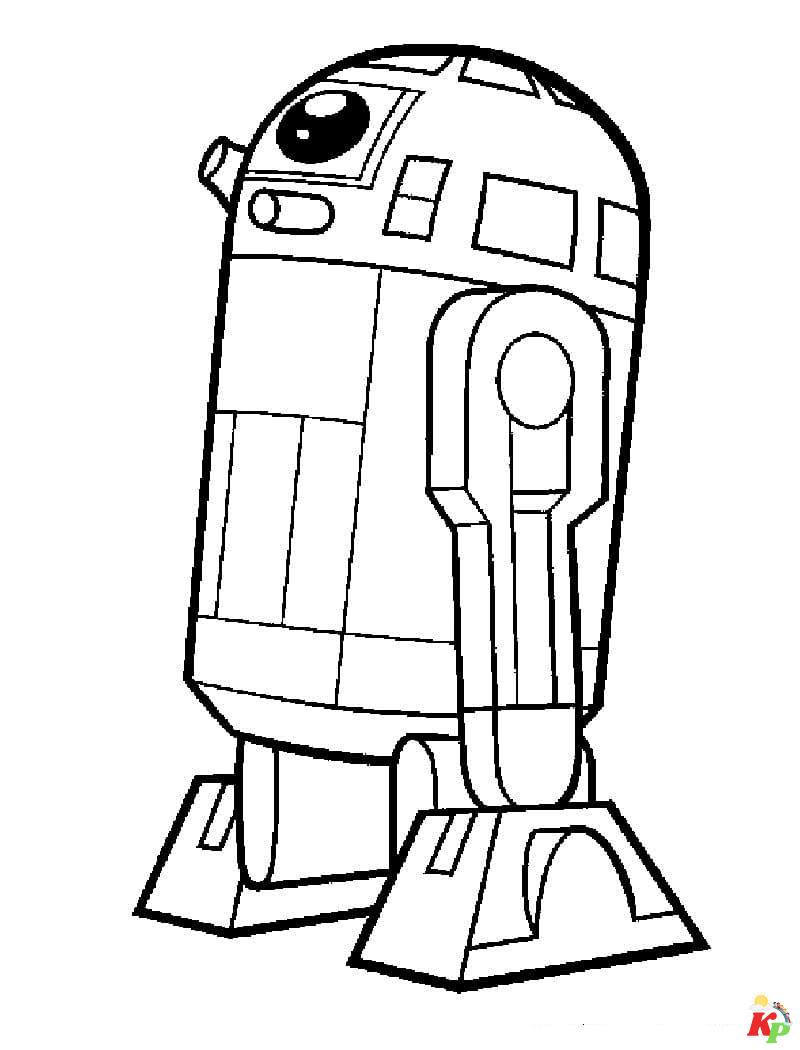 R2-D2 Kleurplaten (3)