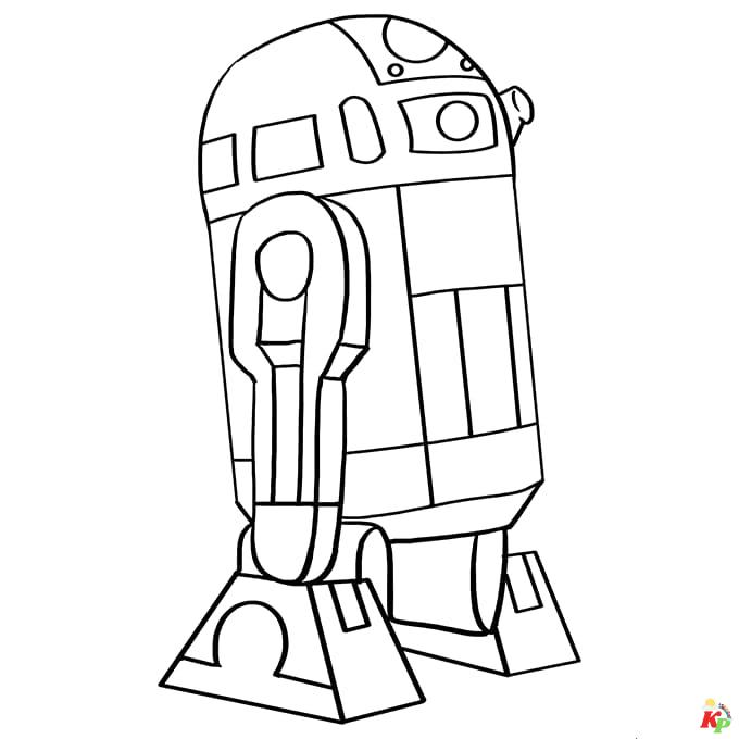 R2-D2 Kleurplaten (4)