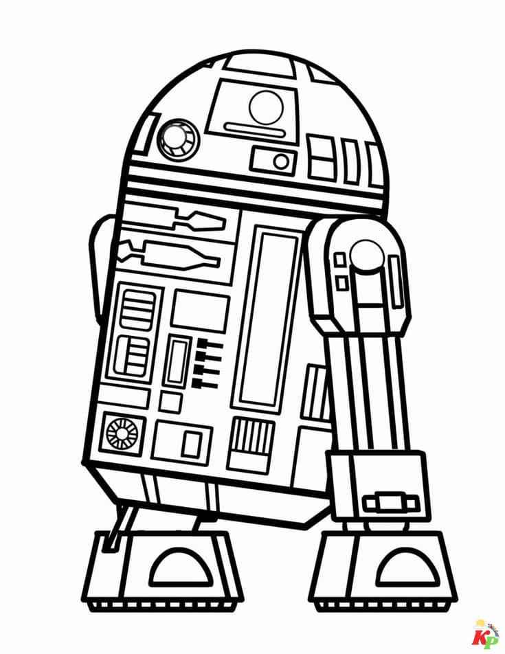 R2-D2 Kleurplaten (5)