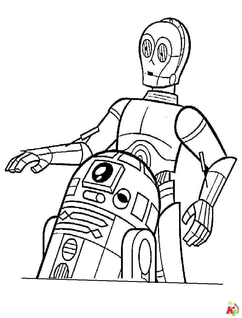 R2-D2 Kleurplaten (6)