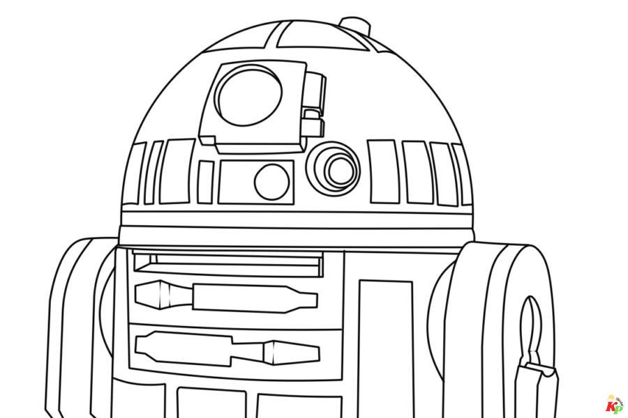 R2-D2 Kleurplaten (7)