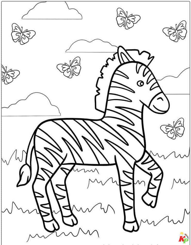 zebra kleurplaten (6)
