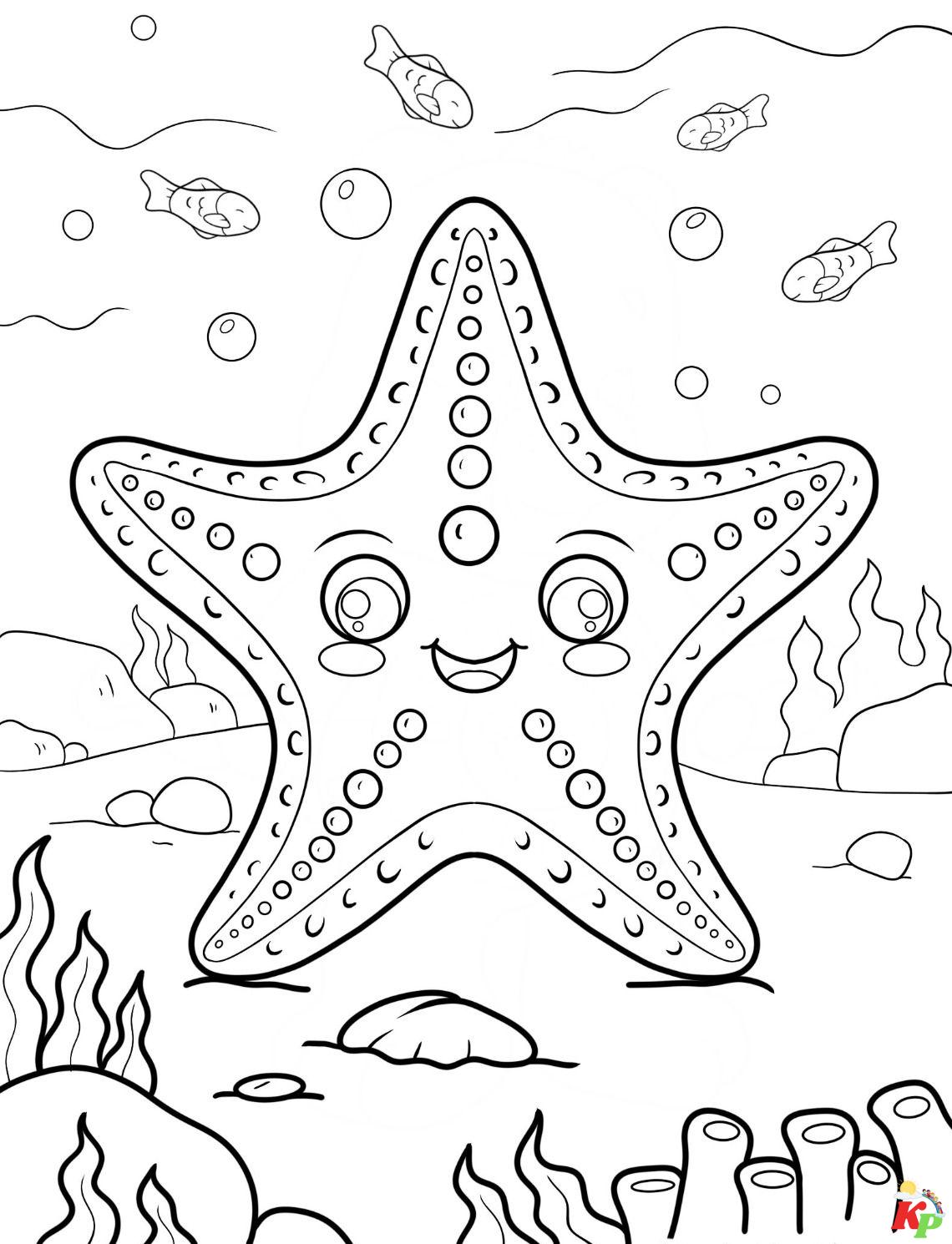 Zeeter Coloring Zeester Kleurplaten: Duik in de wondere wereld van de oceaan!