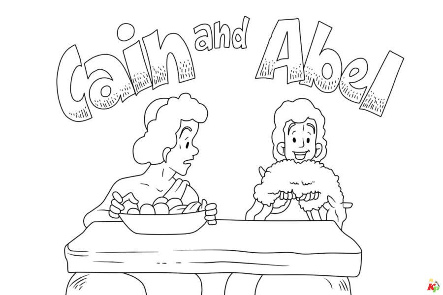 Kain en Abel Kleurplaten: Bijbelverhaal met Activiteiten